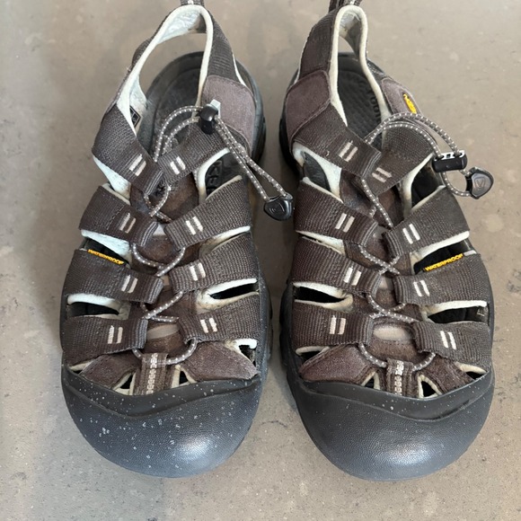 KEEN Mens Newport H2 Brown Waterproof‎ Hiking Water Sandals Shoes Hybrid 10 US main image 10